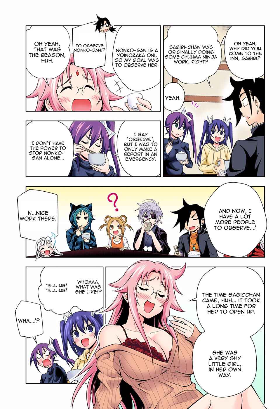 Page 3 Chapter 80 Yuragi-sou no Yuuna-san (Official Colored)