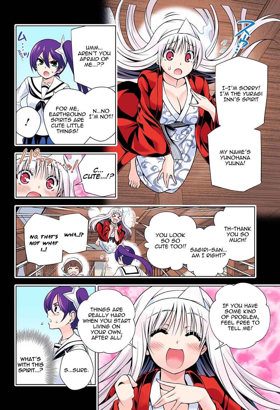Page 8 Chapter 80 Yuragi-sou no Yuuna-san (Official Colored)