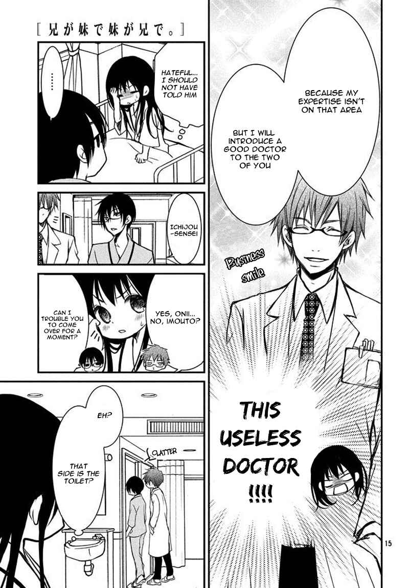 Page 15 Chapter 2 Ani ga Imouto de Imouto ga Ani de