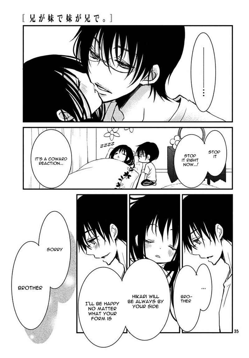 Page 35 Chapter 2 Ani ga Imouto de Imouto ga Ani de