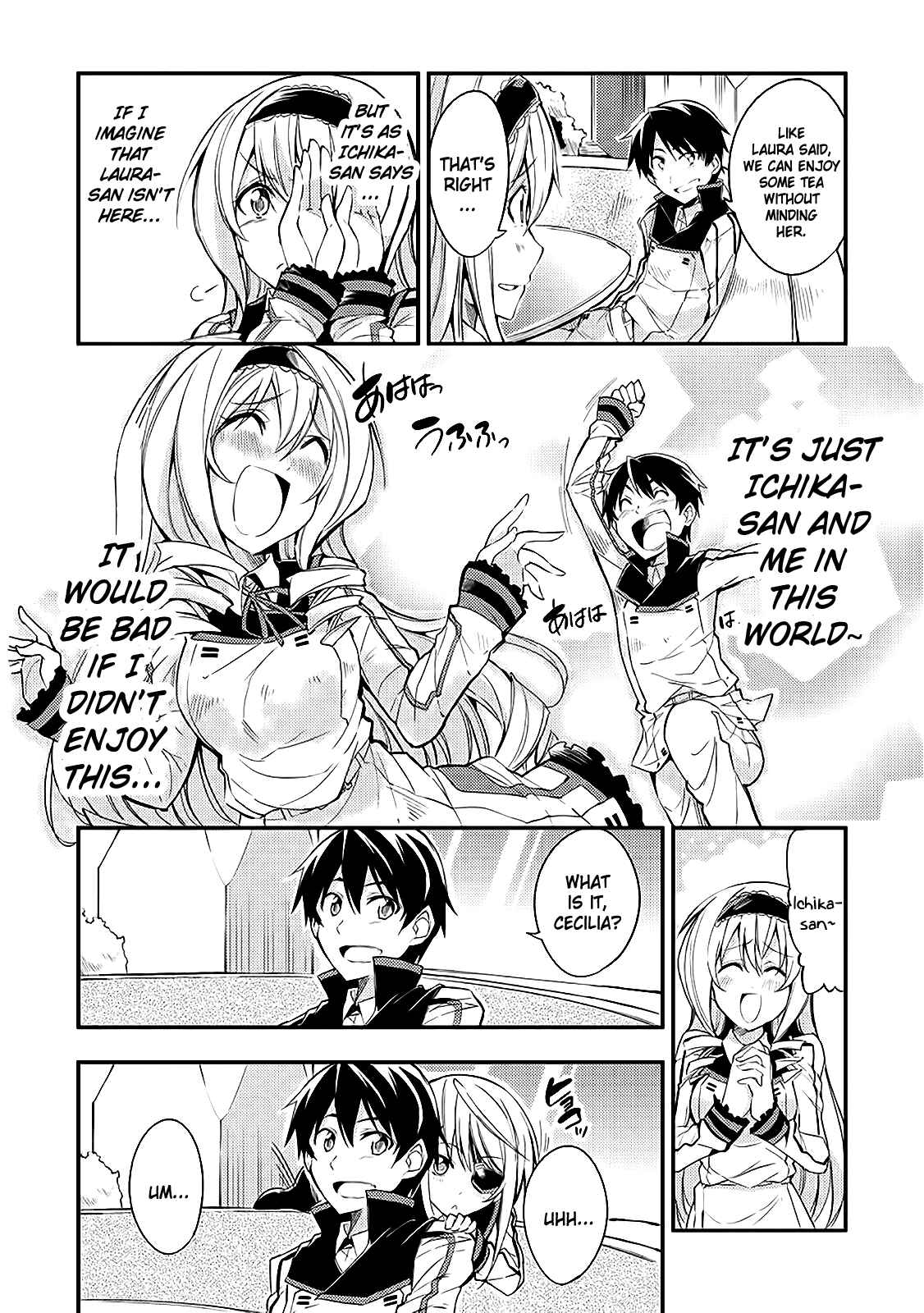 Page 4 Chapter 2 Infinite Stratos Black Bunny/White Bitter