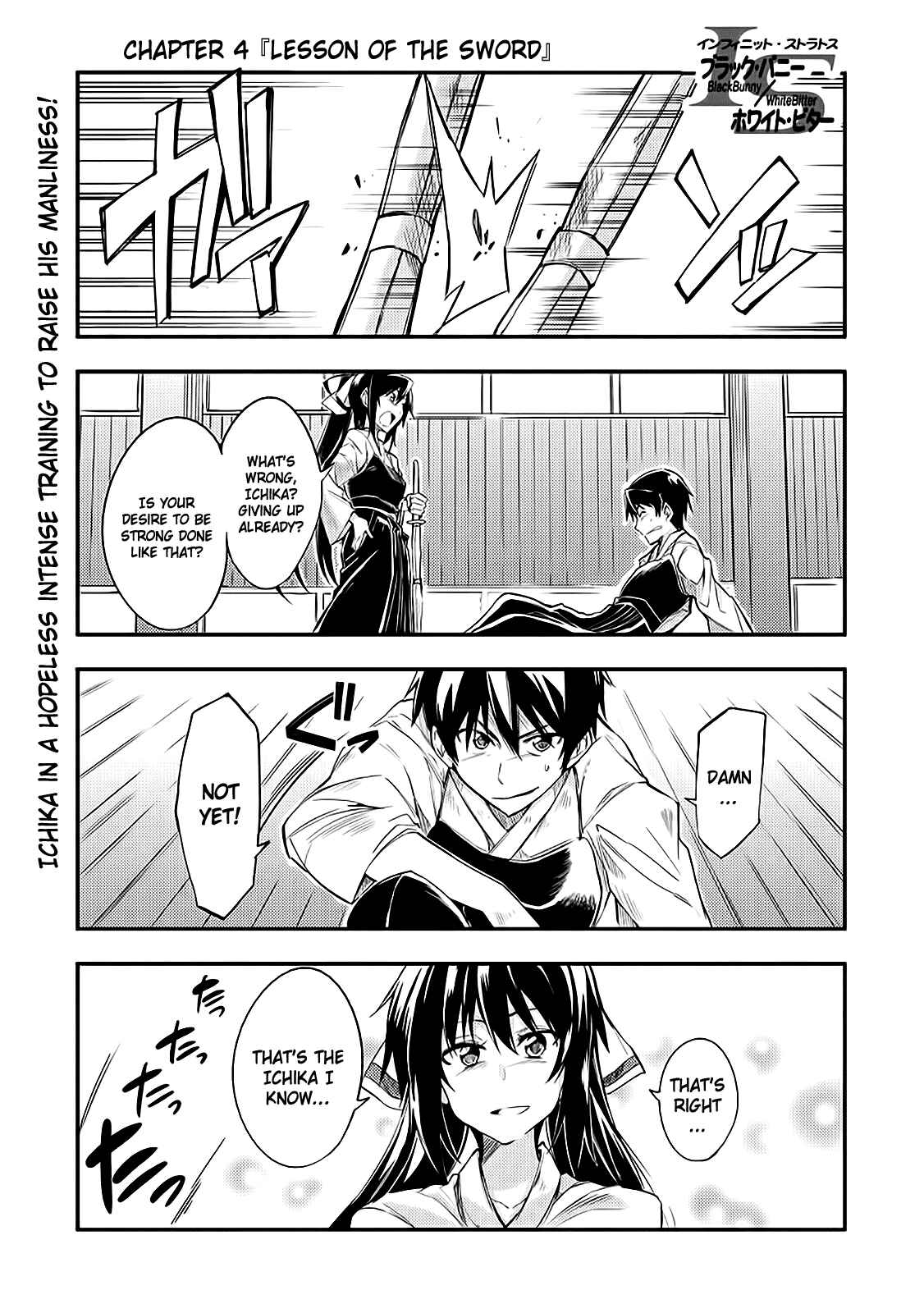 Page 1 Chapter 4 Infinite Stratos Black Bunny/White Bitter