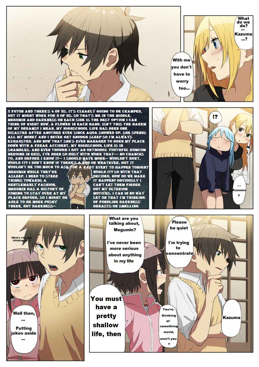Page 5 Chapter 4 Kono Subarashii Sekai ni Shukufuku wo! - Modern Konosuba (Doujinshi)
