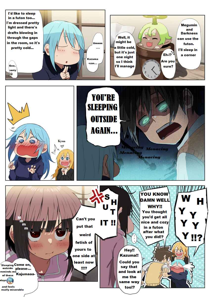 Page 6 Chapter 4 Kono Subarashii Sekai ni Shukufuku wo! - Modern Konosuba (Doujinshi)