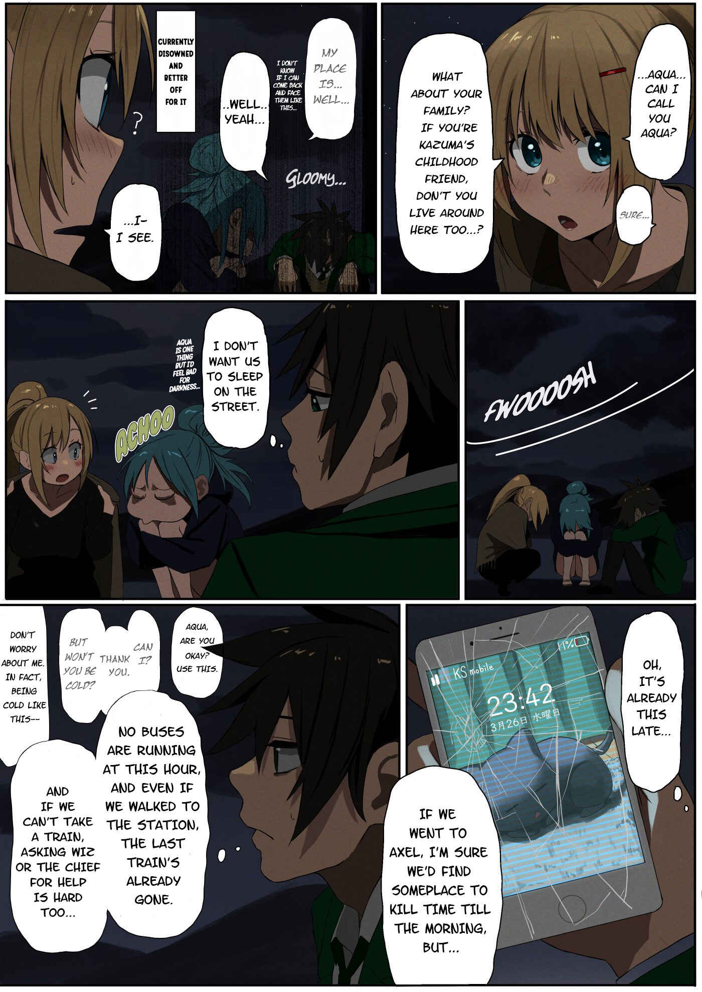 Page 5 Chapter 1 Kono Subarashii Sekai ni Shukufuku wo! - Modern Konosuba (Doujinshi)