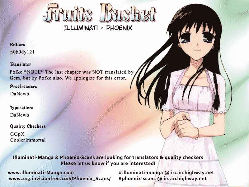 Page 1 Chapter 110 Fruits Basket
