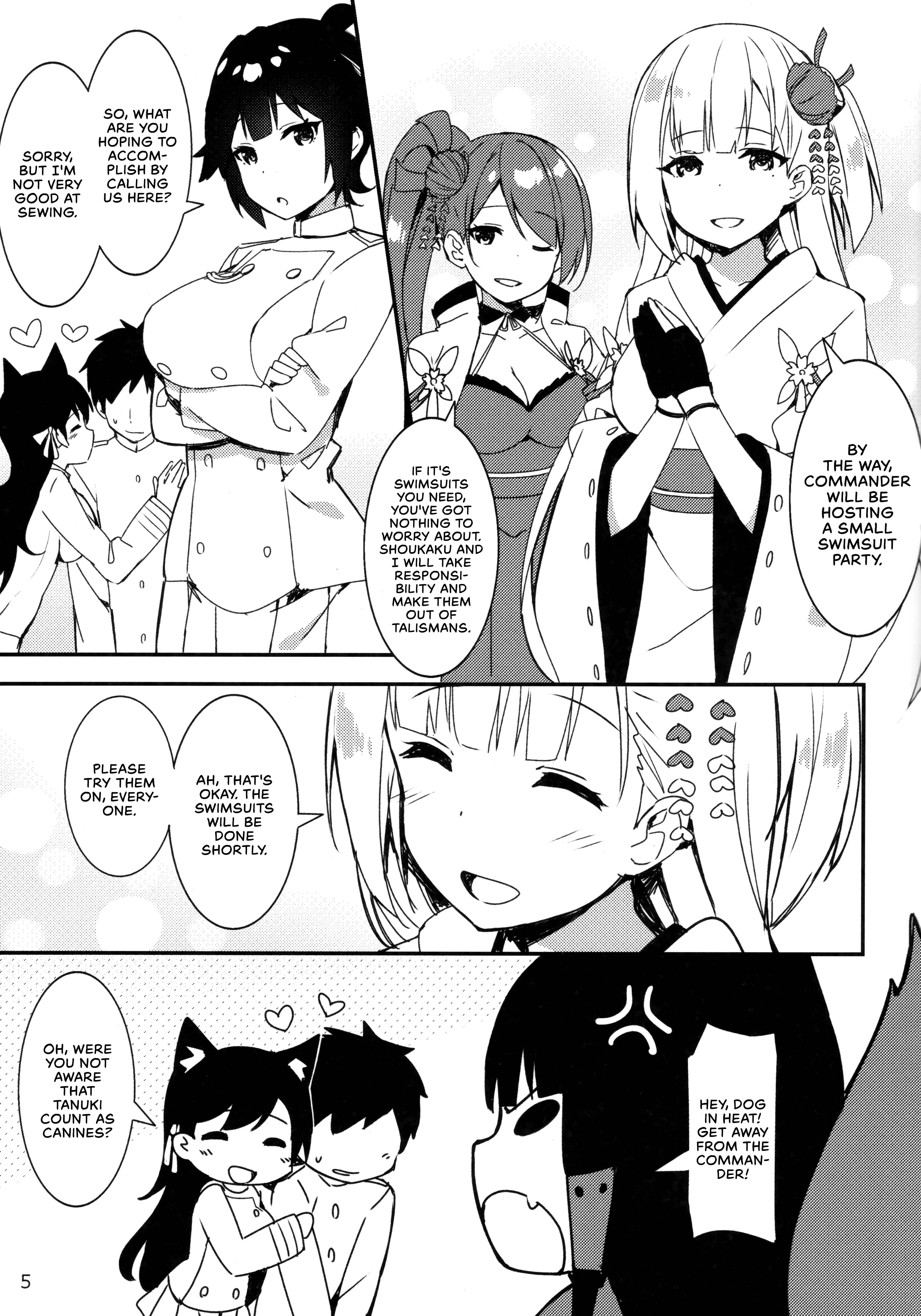 Page 4 Chapter Unknown_a0d7 Azur Lane - Kisetsu Hazure no Kenzen Summer Party (Doujinshi)
