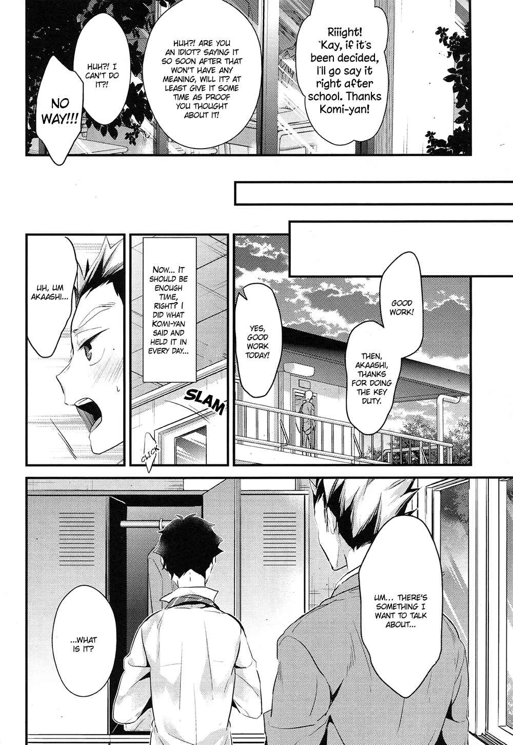 Page 12 Chapter Unknown_0aef Haikyu!! - Oshite Dame Nara Motto Osu (Doujinshi)