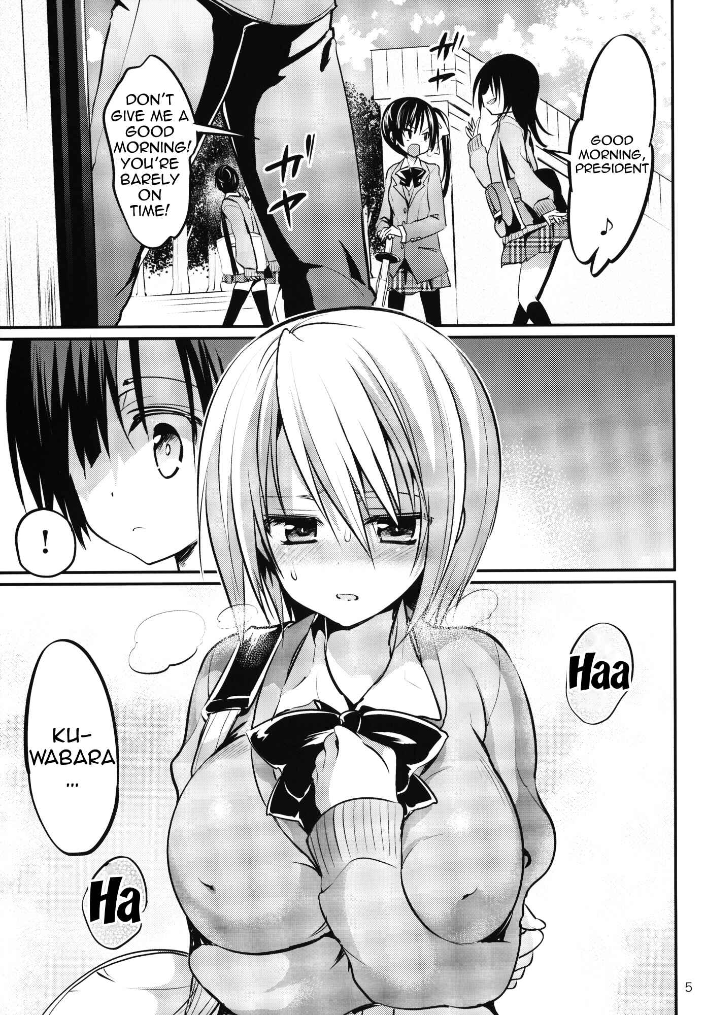 Page 4 Chapter 9 Gakkou de Seishun!