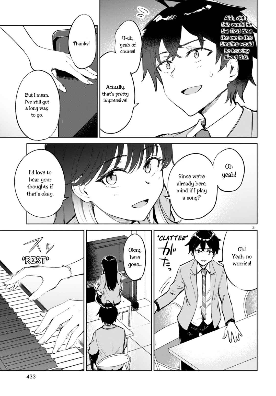 Page 21 Chapter 2 Ashita, Hadashi de Koi.