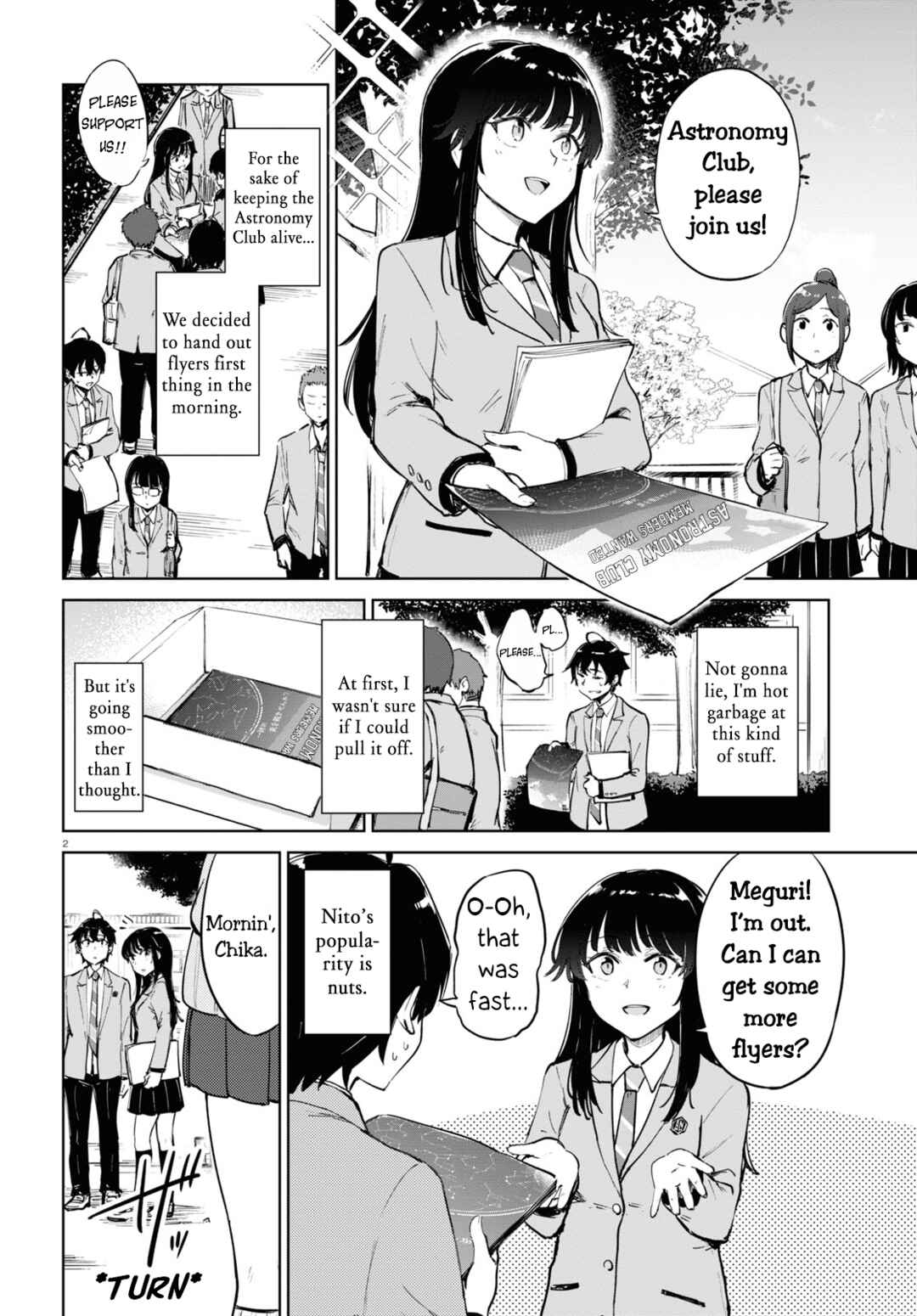 Page 2 Chapter 3 Ashita, Hadashi de Koi.