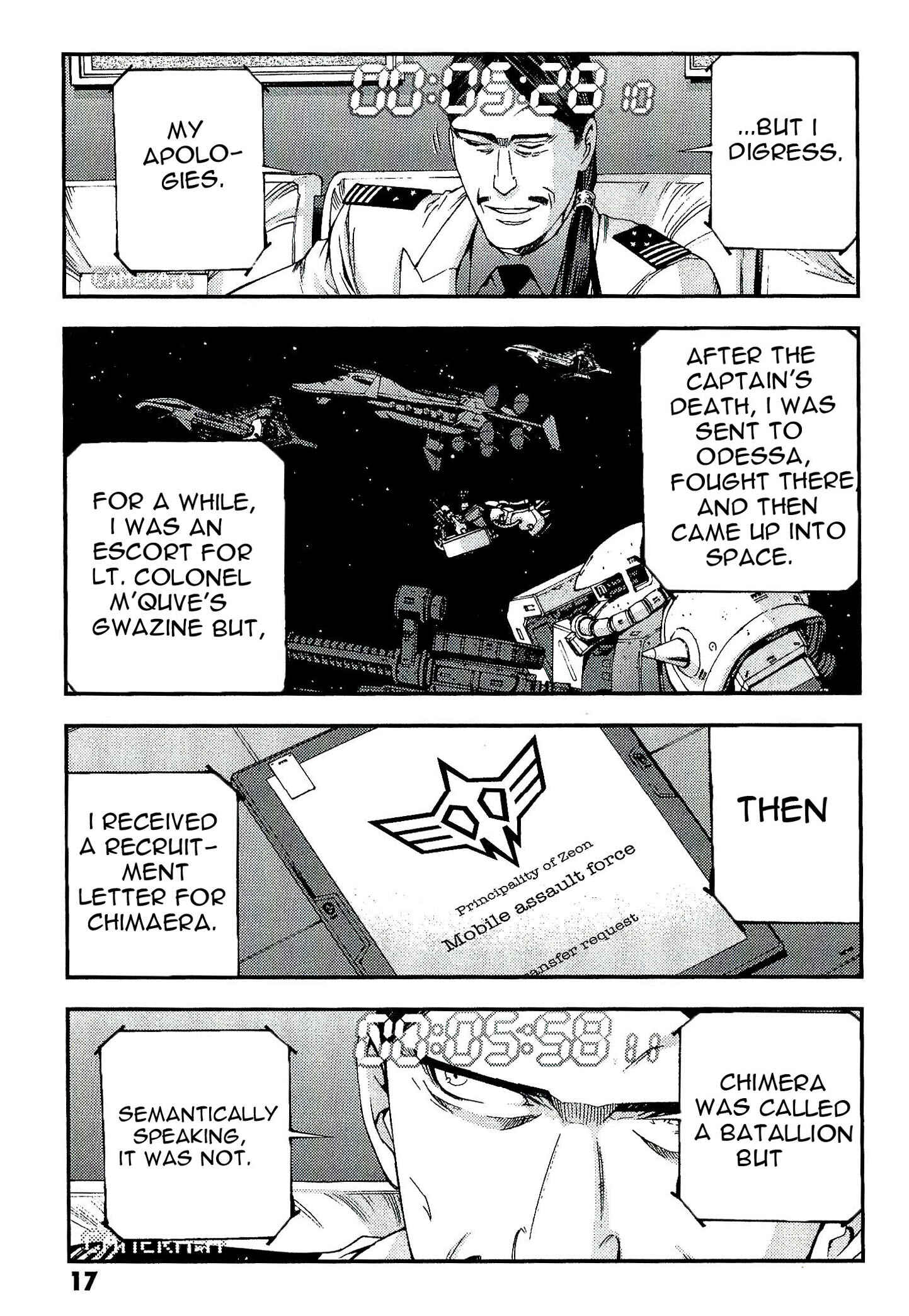Page 18 Chapter 28 Mobile Suit Gundam MSV-R - Return of Johnny Ridden