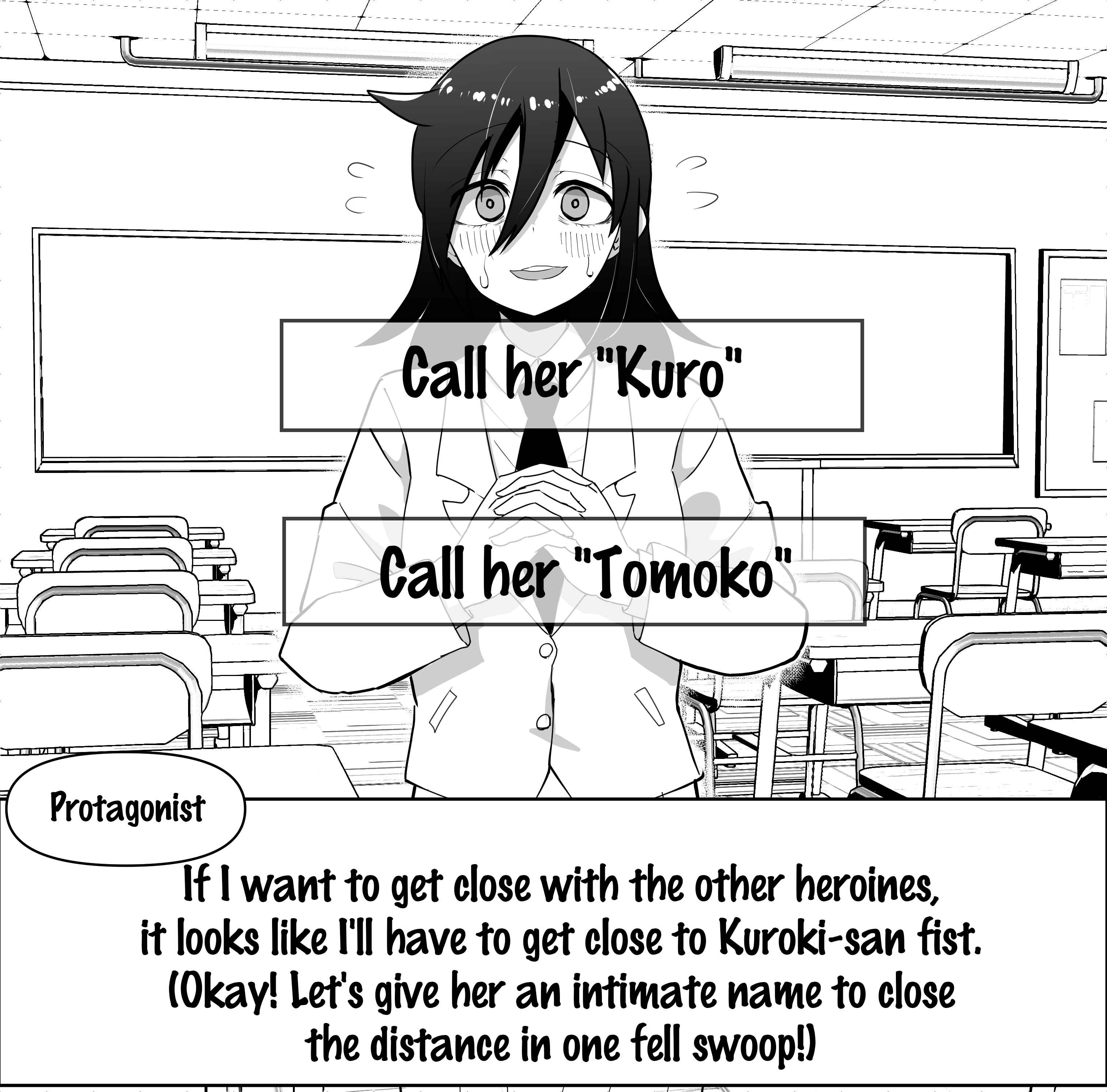 Page 9 Chapter Unknown_3ab8 Watashi ga Motenai no wa Dou Kangaetemo Omaera ga Warui! - I Imagined a Watamote Dating Sim, Just Hear Me Out