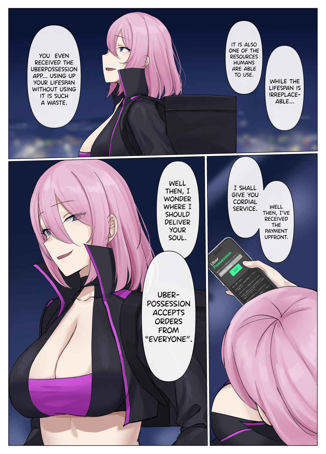 Page 36 Chapter Unknown_4d1f Uber Hyoi - Appli Chuumon de Anata no Tamashii o Okonomi no Aite ni Otodoke
