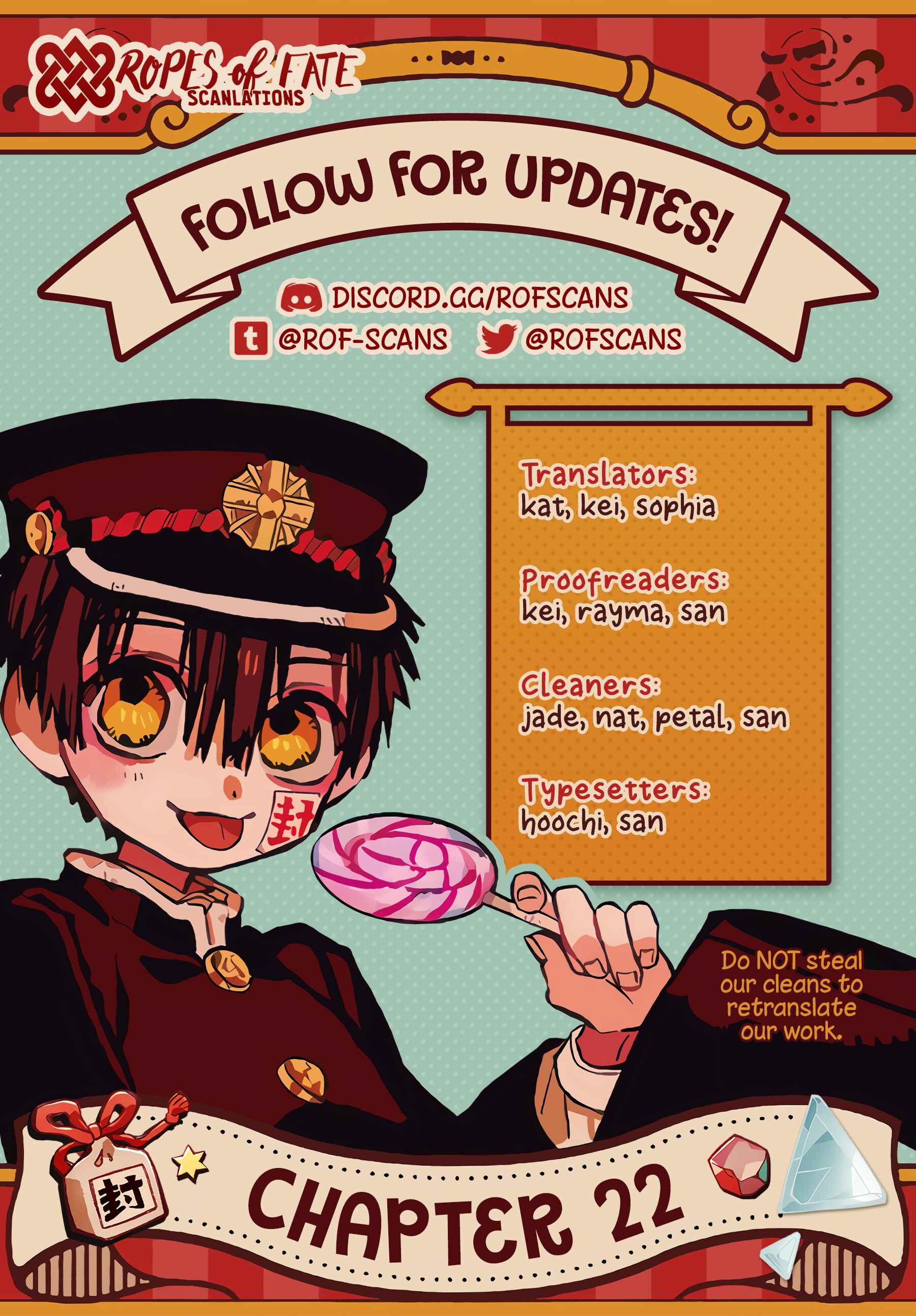 Page 1 Chapter 22 After-school Hanako-kun