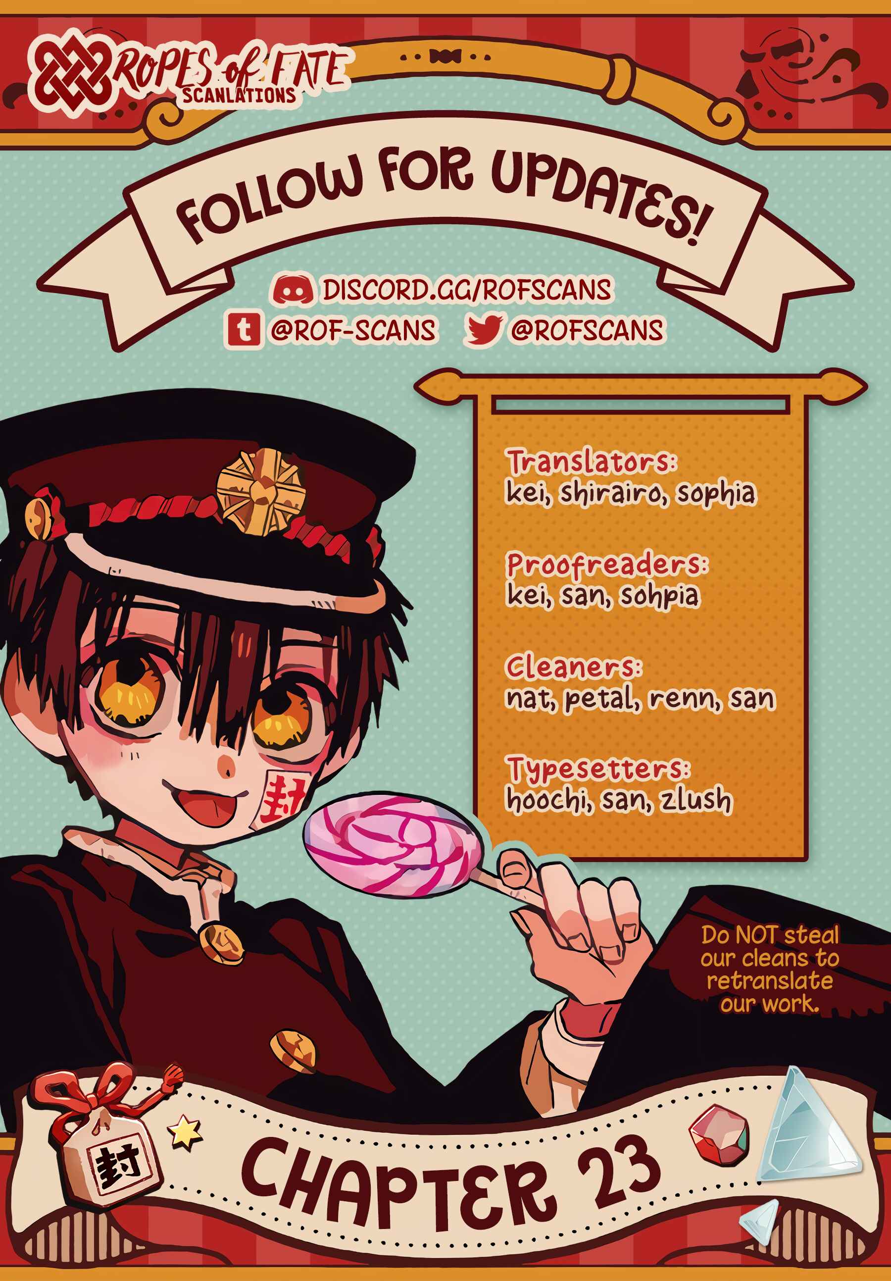 Page 1 Chapter 23 After-school Hanako-kun