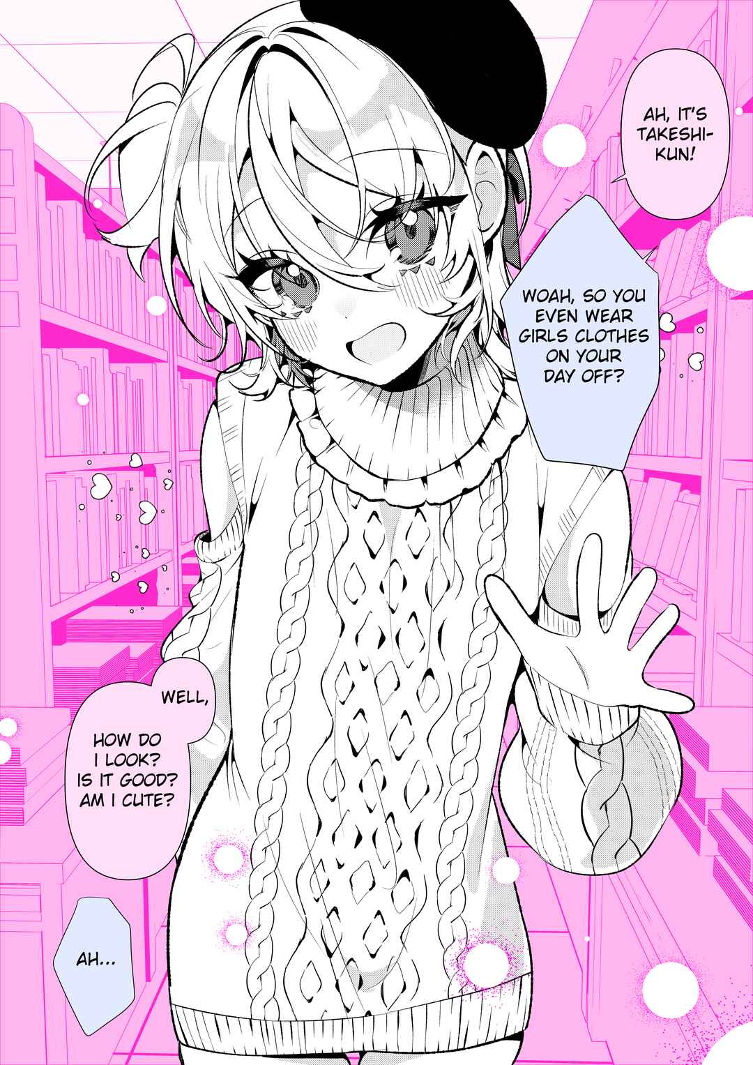 Page 1 Chapter 4 100 Nichigo ni Classmate no Seiheki wo Kuruwaseru, Otokonoko Tenkousei ♡
