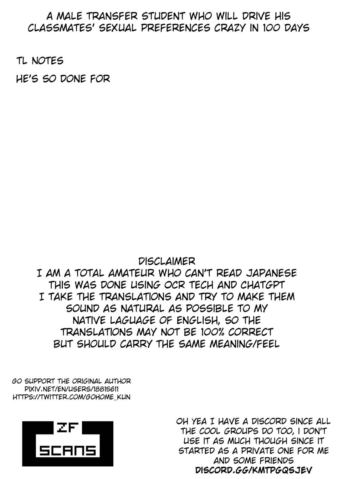 Page 4 Chapter 4 100 Nichigo ni Classmate no Seiheki wo Kuruwaseru, Otokonoko Tenkousei ♡