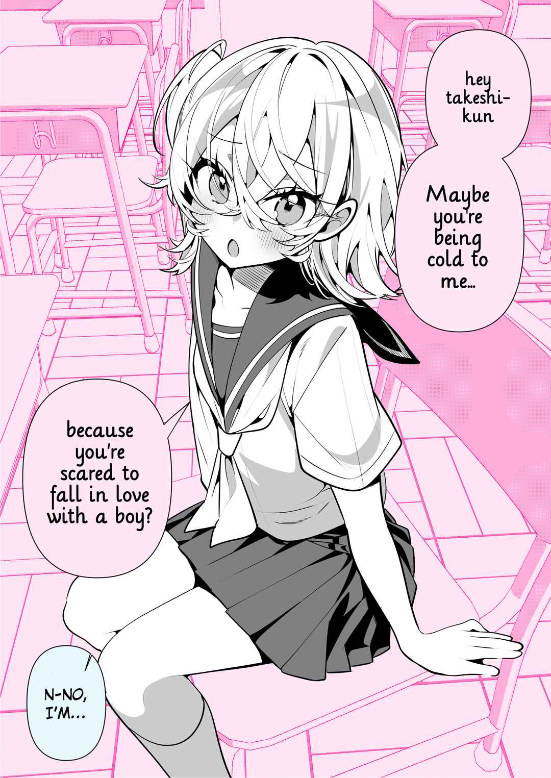 Page 1 Chapter 23 100 Nichigo ni Classmate no Seiheki wo Kuruwaseru, Otokonoko Tenkousei ♡