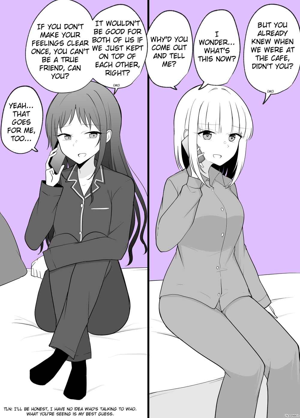 Page 1 Chapter 70 Daijoubu, Omae ga Onna ni Nattemo Oretachi wa Shinyuu dakara na!