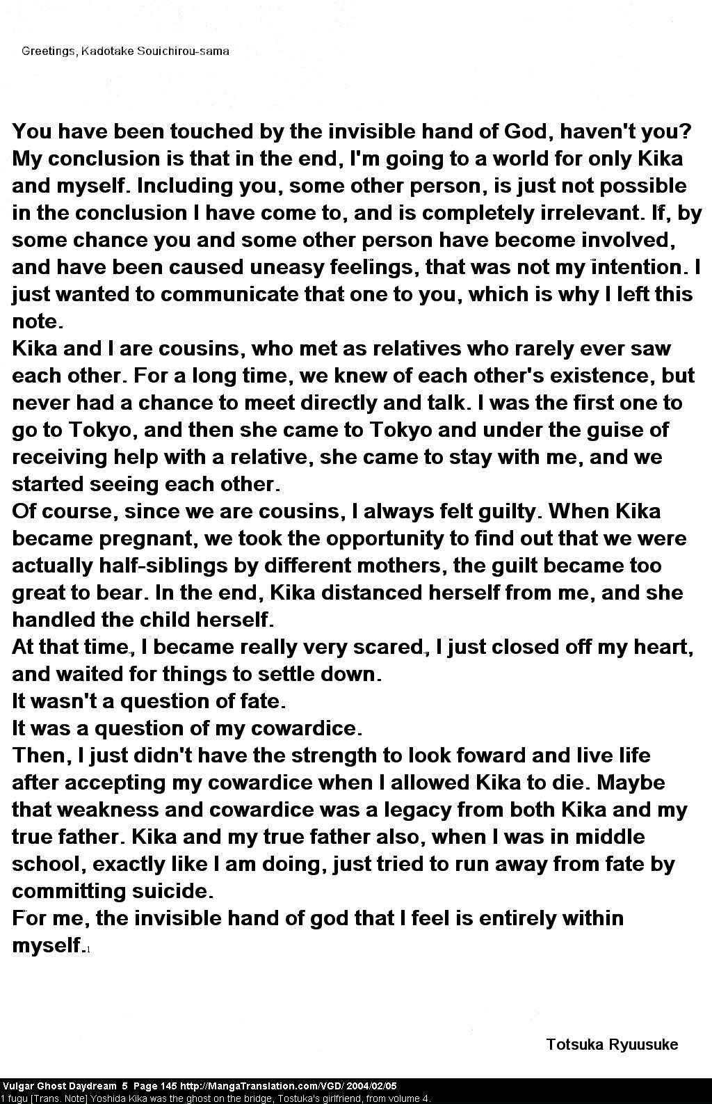 Page 146 Chapter 12 Vulgar Spirit Daydream