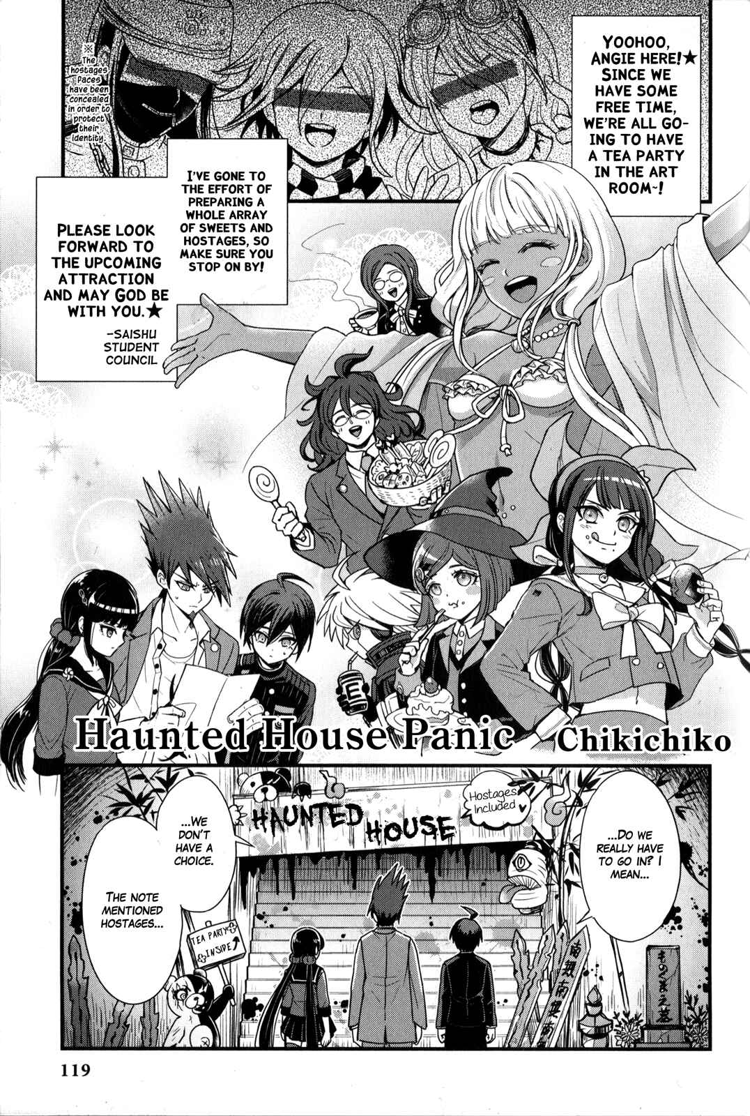 Page 1 Chapter 13 New Danganronpa V3 Comic Anthology
