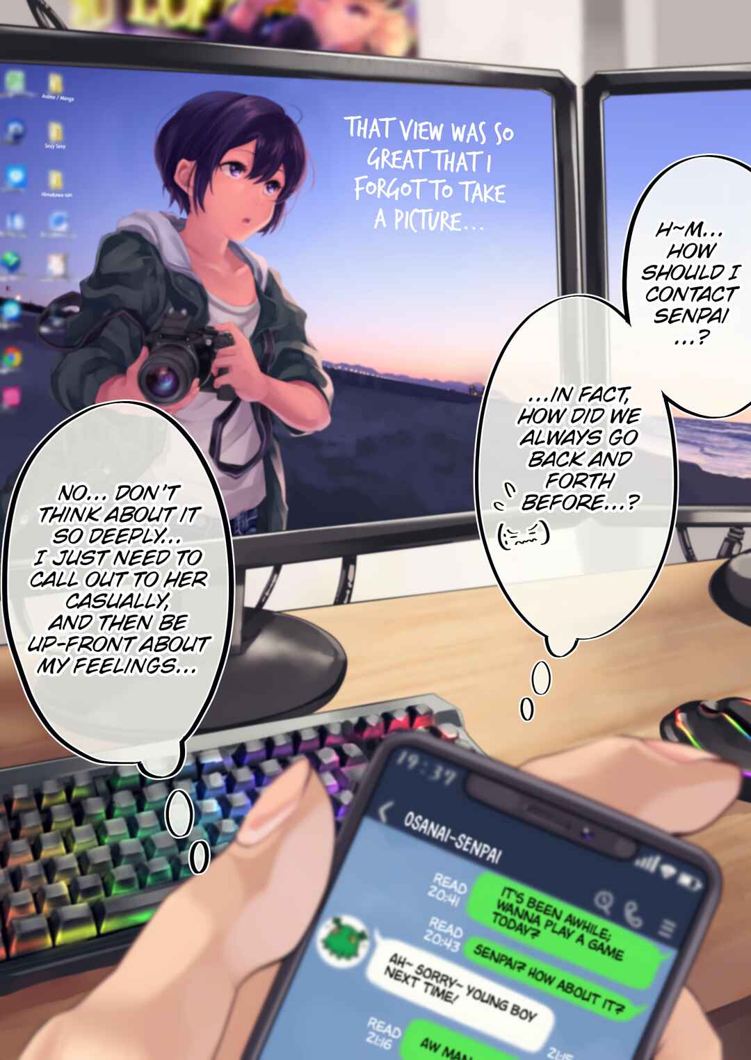 Page 1 Chapter 100 Otaku Datte Gal to Koi Shitai