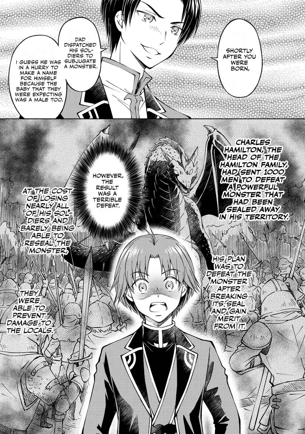 Page 12 Chapter 4 Botsuraku Yotei no Kizoku dakedo, Hima datta kara Mahou wo Kiwamete Mita