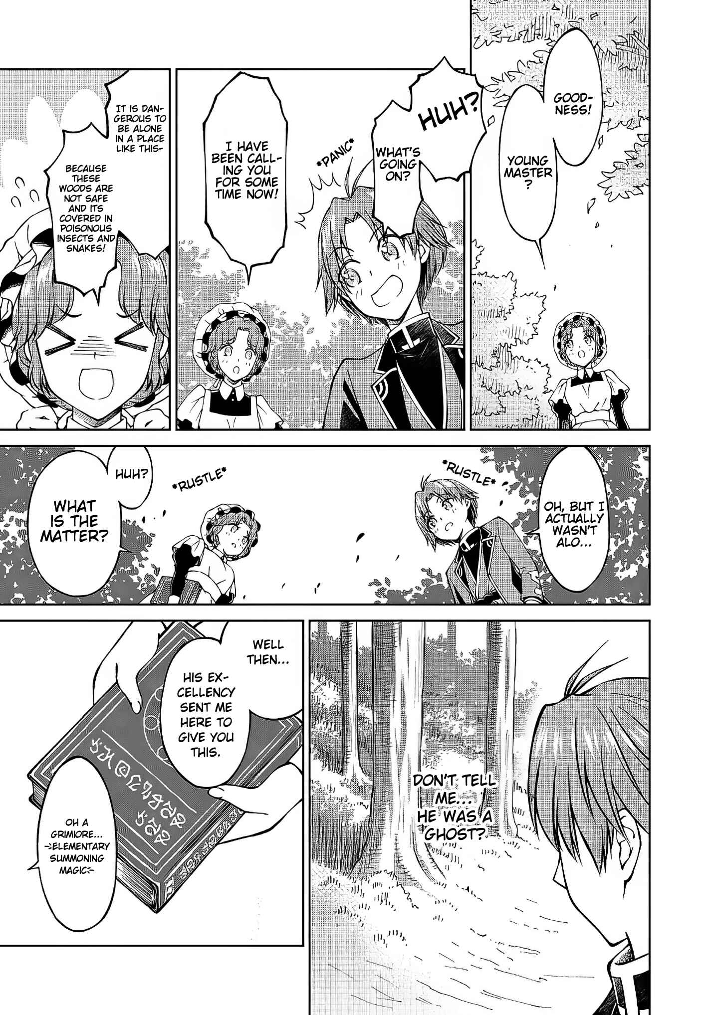 Page 14 Chapter 3 Botsuraku Yotei no Kizoku dakedo, Hima datta kara Mahou wo Kiwamete Mita