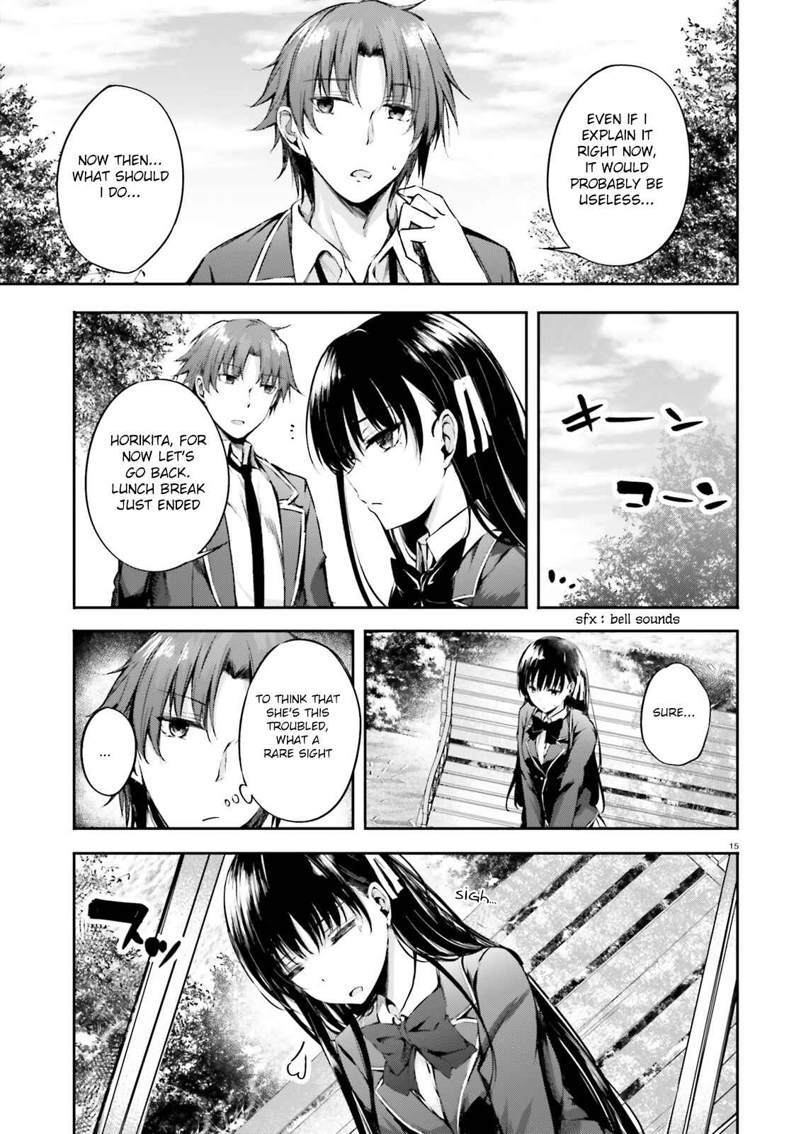 Page 16 Chapter 5 Classroom of the Elite √Horikita