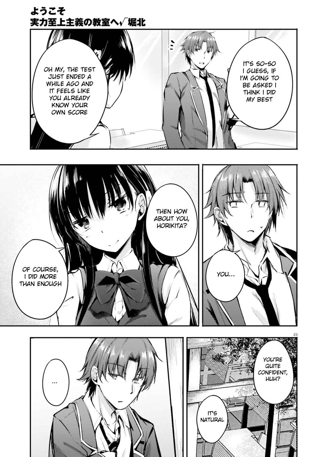 Page 25 Chapter 6 Classroom of the Elite √Horikita
