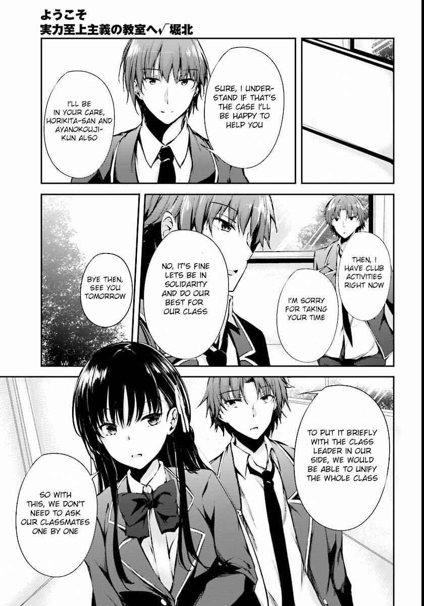 Page 22 Chapter 3 Classroom of the Elite √Horikita