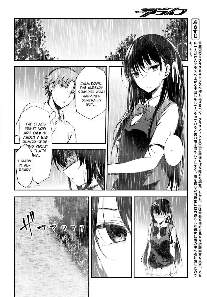 Page 3 Chapter 8 Classroom of the Elite √Horikita