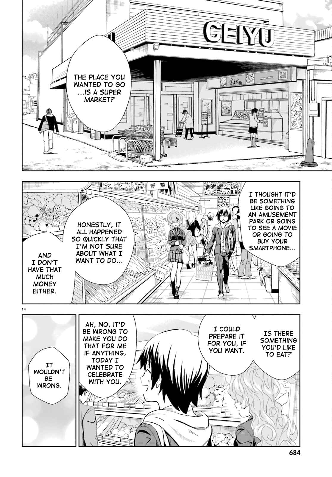 Page 14 Chapter 10 Kuromori-san wa Smartphone ga Tsukaenai
