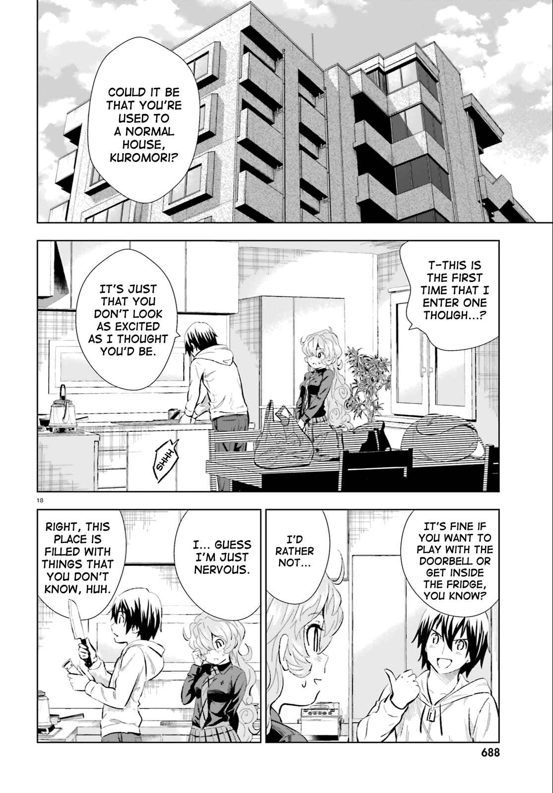 Page 18 Chapter 10 Kuromori-san wa Smartphone ga Tsukaenai