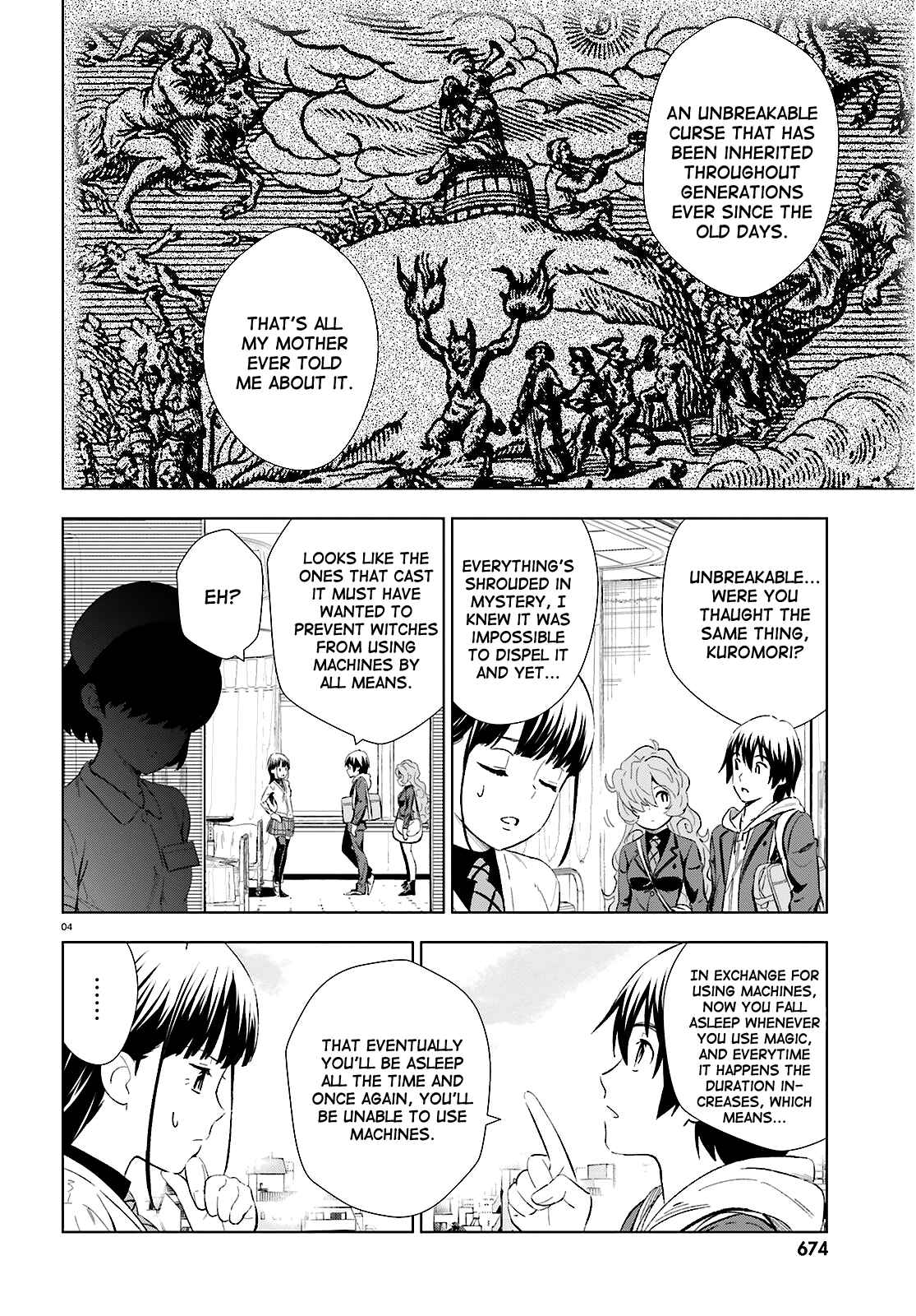 Page 4 Chapter 10 Kuromori-san wa Smartphone ga Tsukaenai