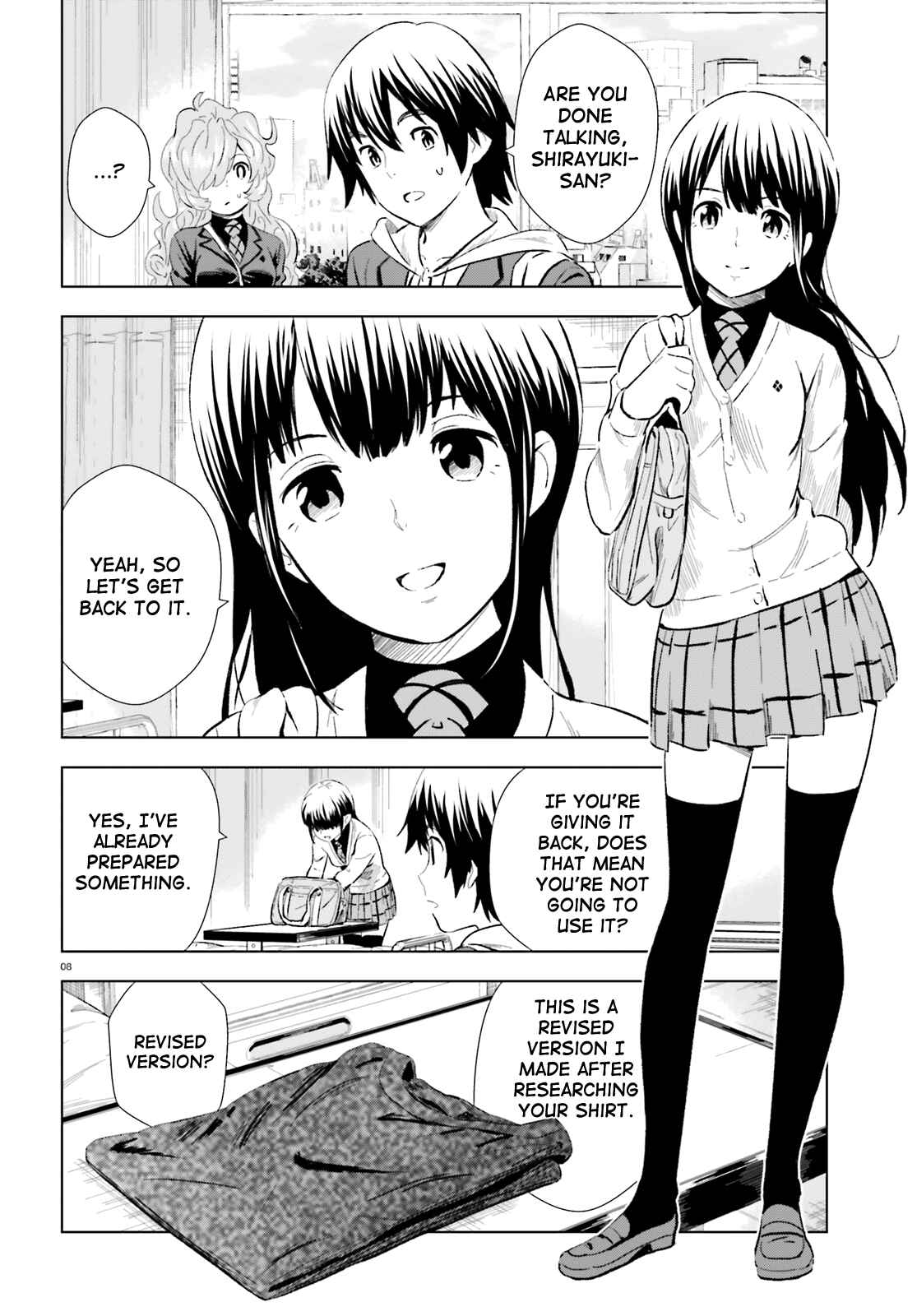 Page 8 Chapter 10 Kuromori-san wa Smartphone ga Tsukaenai