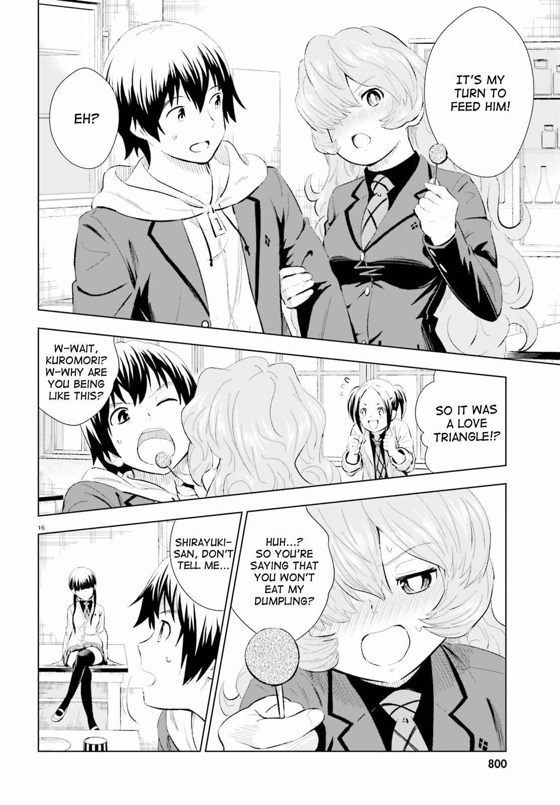 Page 16 Chapter 7 Kuromori-san wa Smartphone ga Tsukaenai