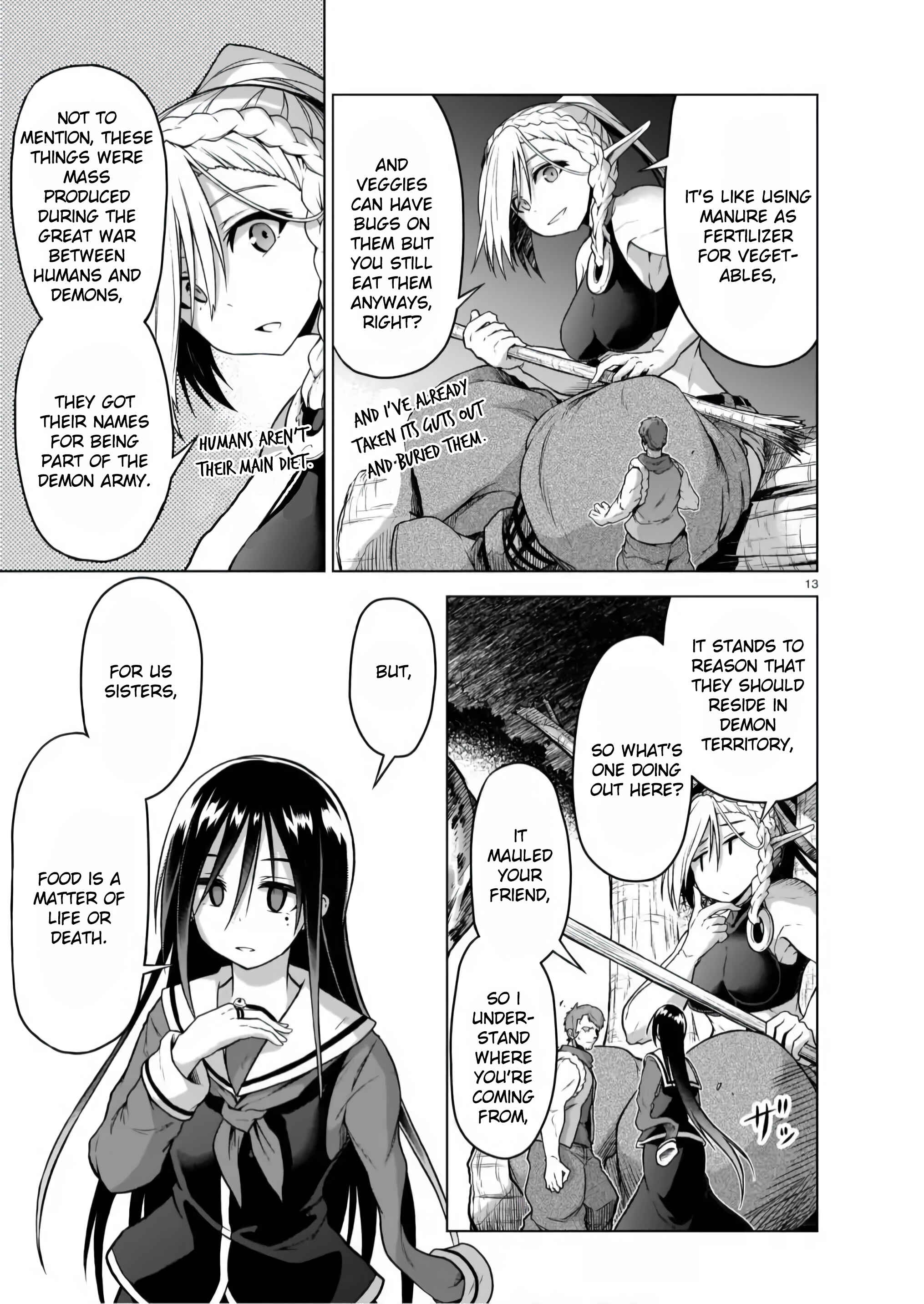 Page 12 Chapter 4 Sister and Giant: A Young Lady Is Reborn in Another World