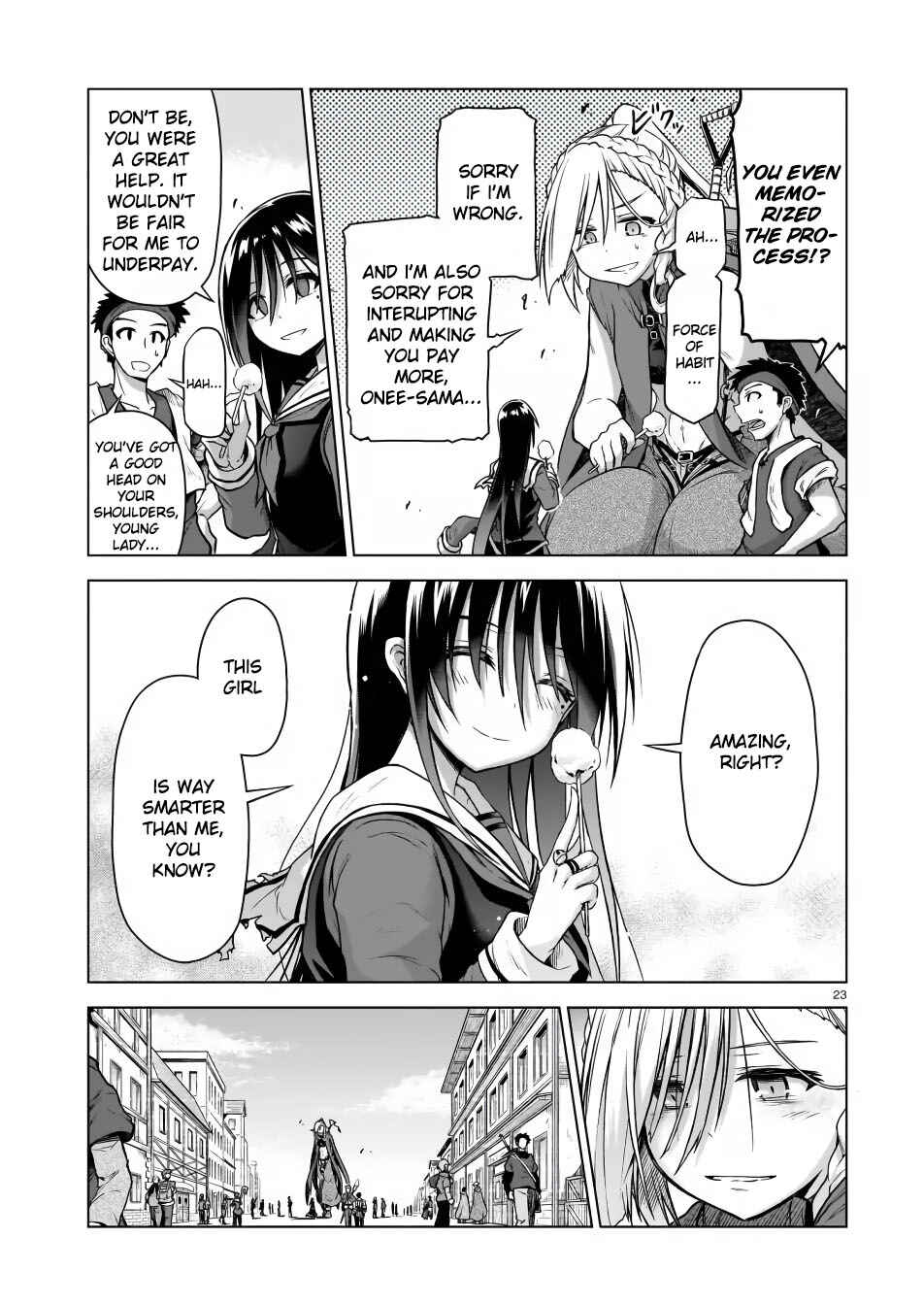 Page 23 Chapter 3 Sister and Giant: A Young Lady Is Reborn in Another World