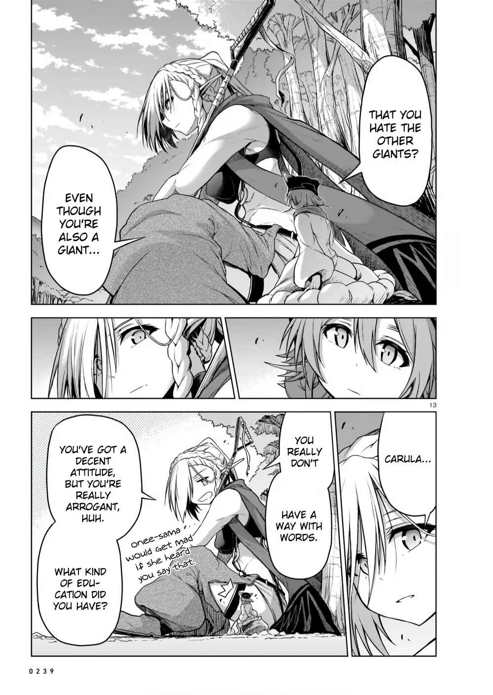 Page 13 Chapter 5 Sister and Giant: A Young Lady Is Reborn in Another World