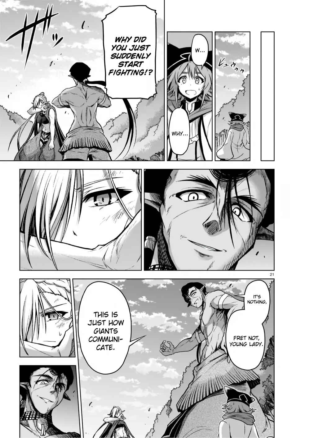 Page 21 Chapter 5 Sister and Giant: A Young Lady Is Reborn in Another World