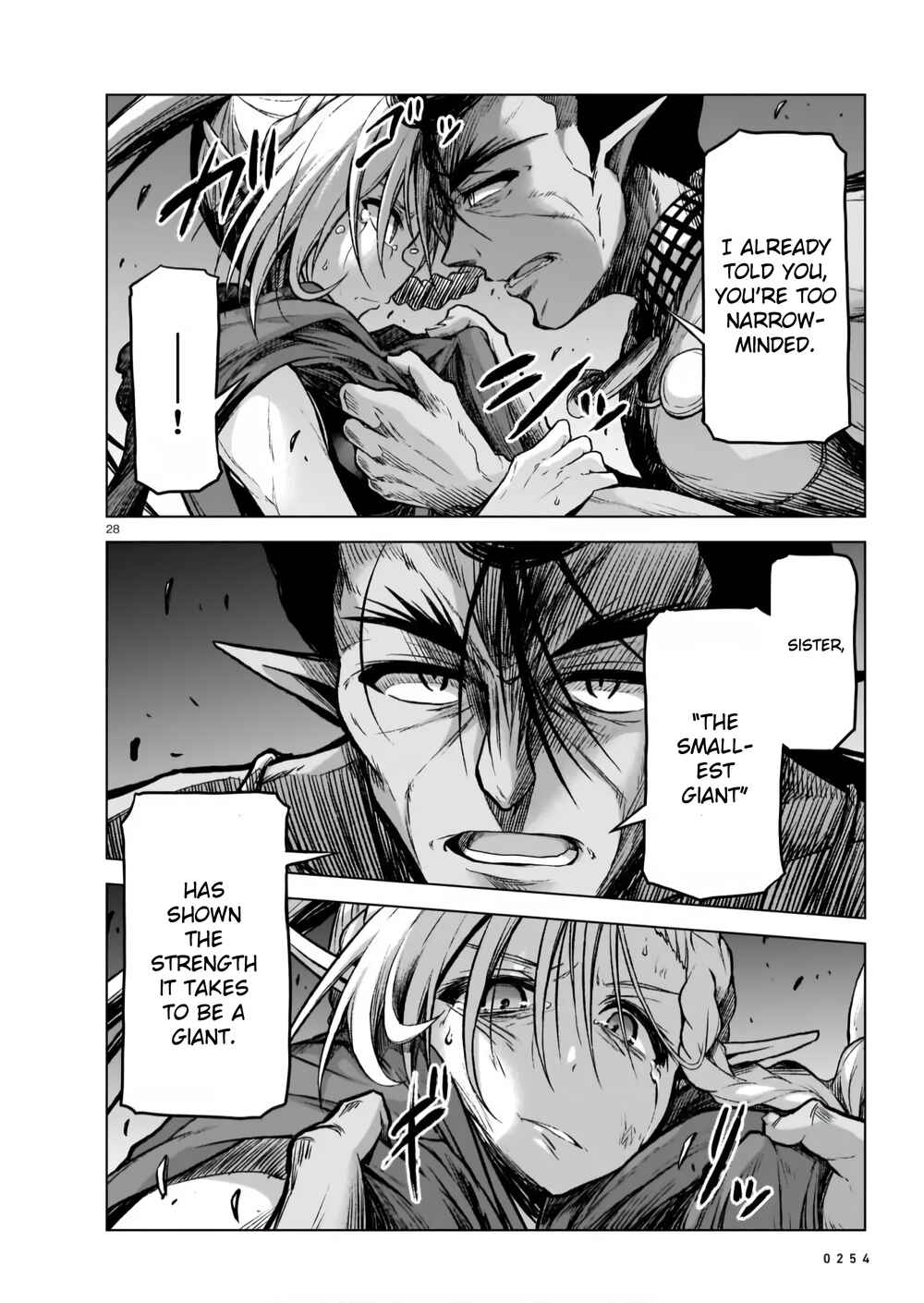Page 28 Chapter 5 Sister and Giant: A Young Lady Is Reborn in Another World