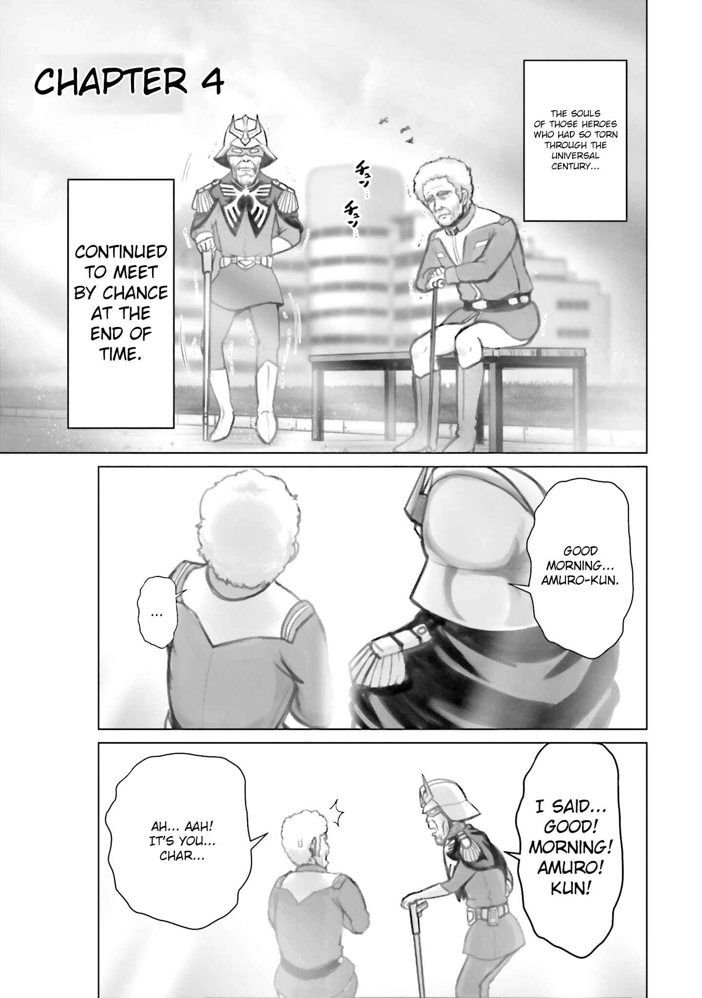 Page 1 Chapter 4 Char, Amuro, and Old Age -Toward a Peaceful Horizon-