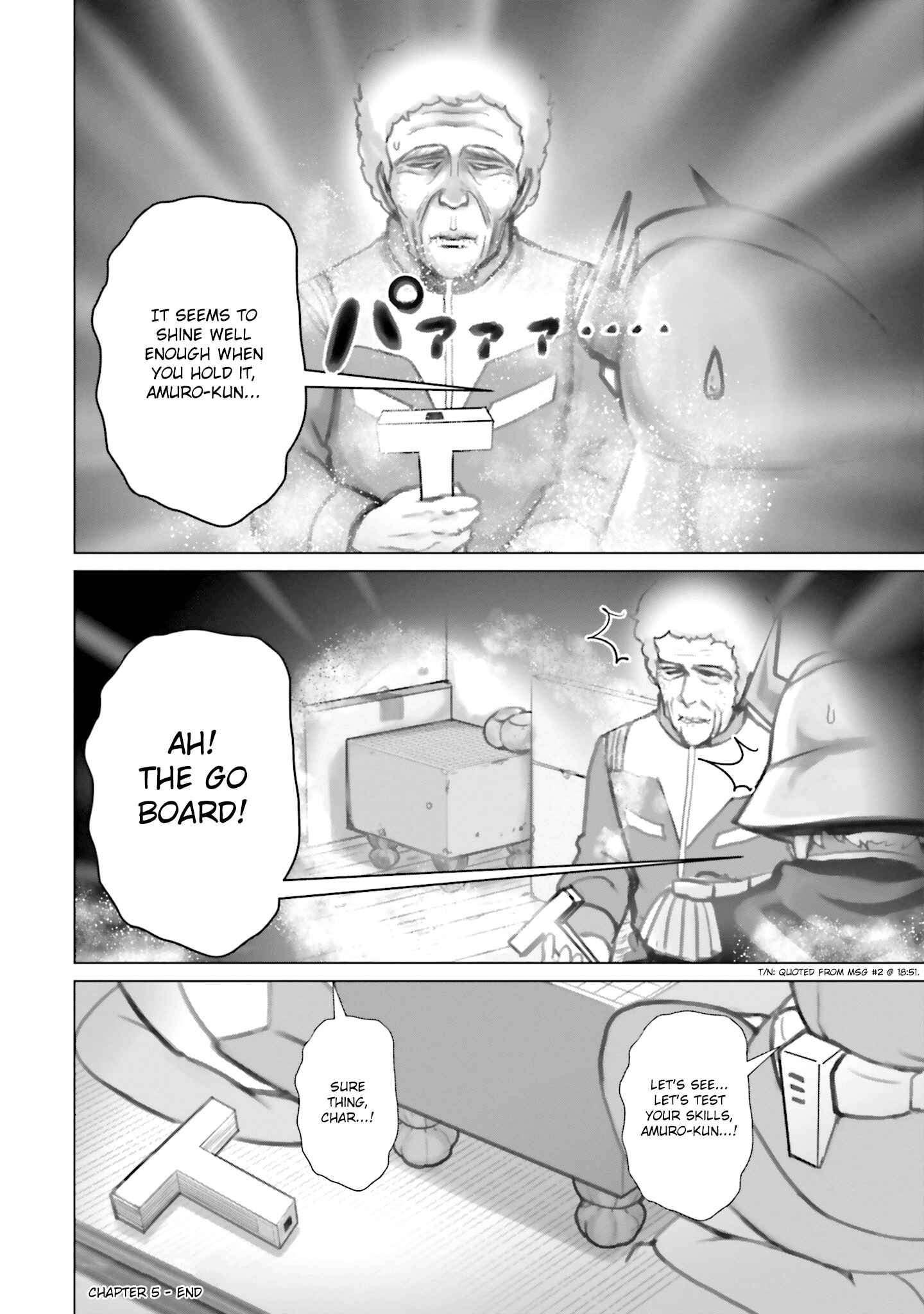 Page 4 Chapter 5 Char, Amuro, and Old Age -Toward a Peaceful Horizon-