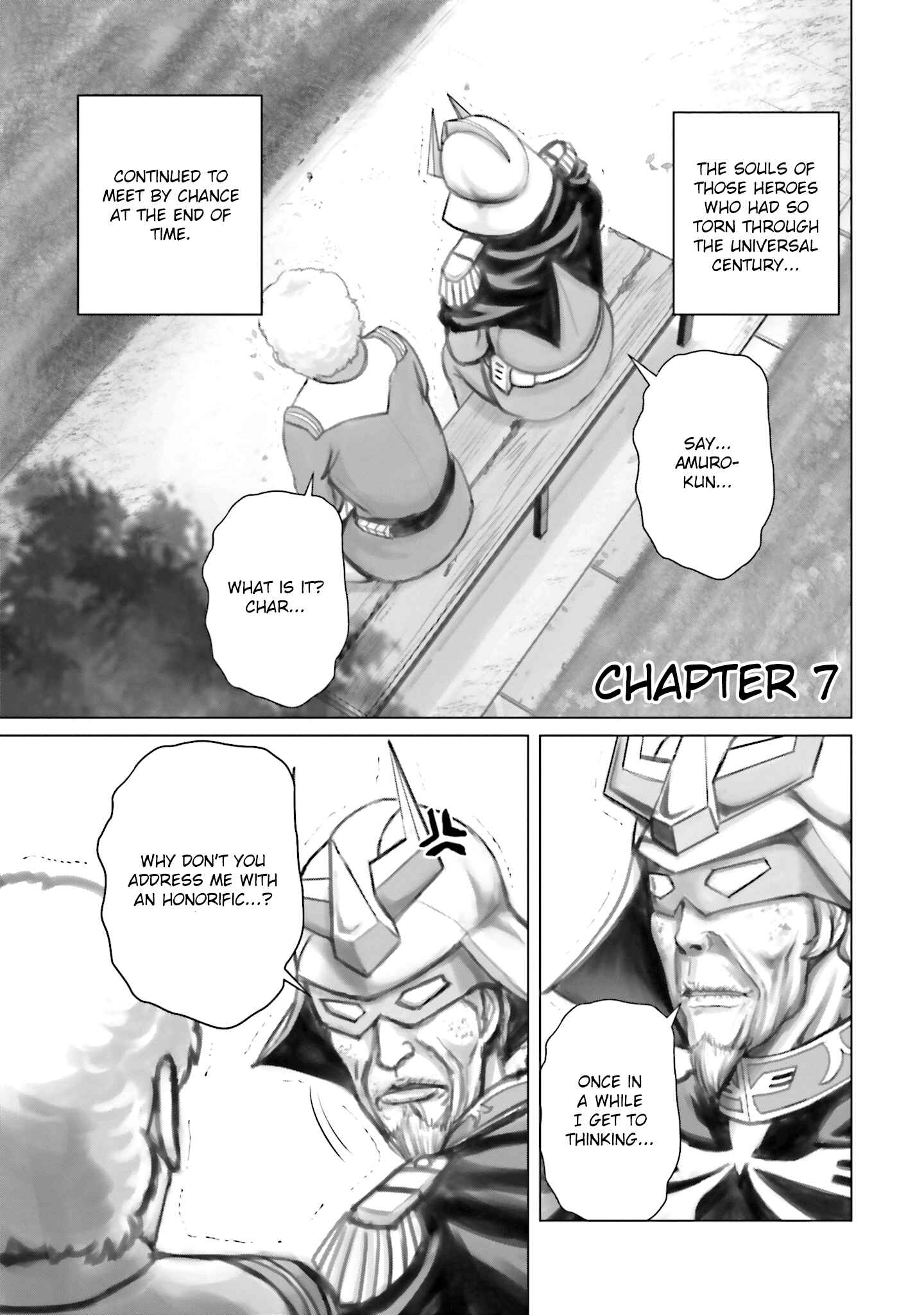 Page 1 Chapter 7 Char, Amuro, and Old Age -Toward a Peaceful Horizon-