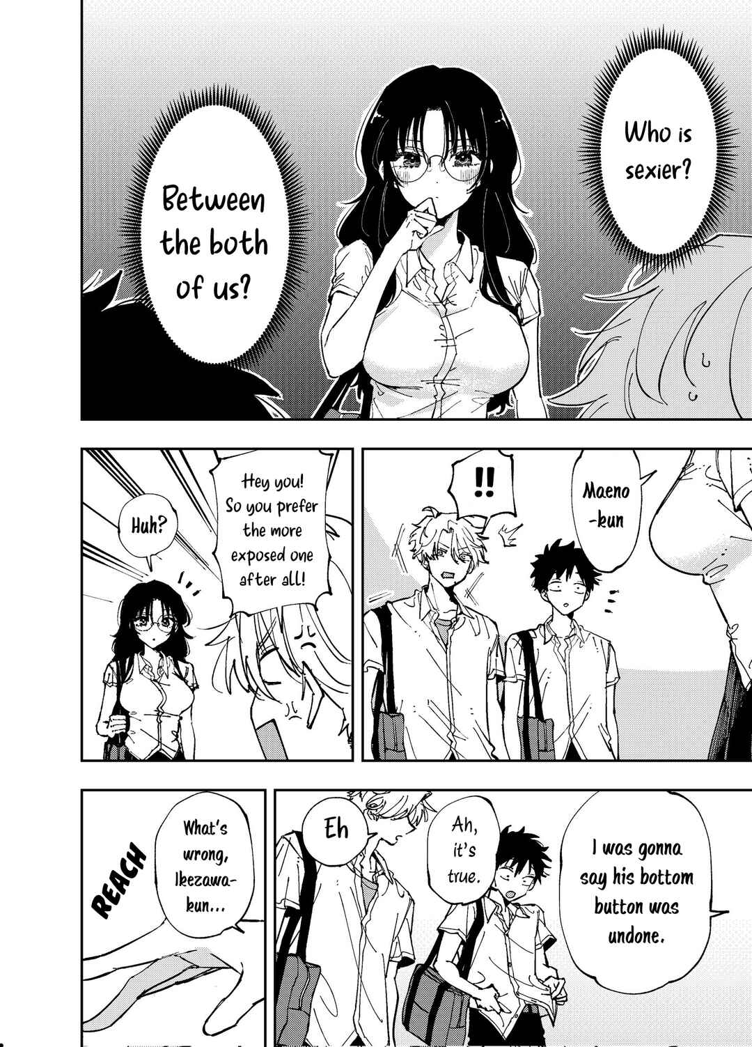 Page 4 Chapter 8 The Person Sitting Next to Me Looking at Me with Perverted Eyes