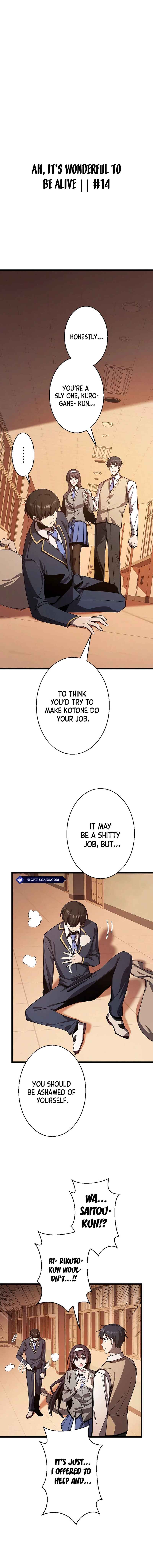Page 1 Chapter 14 Aa, Ikite Irutte Subarashii