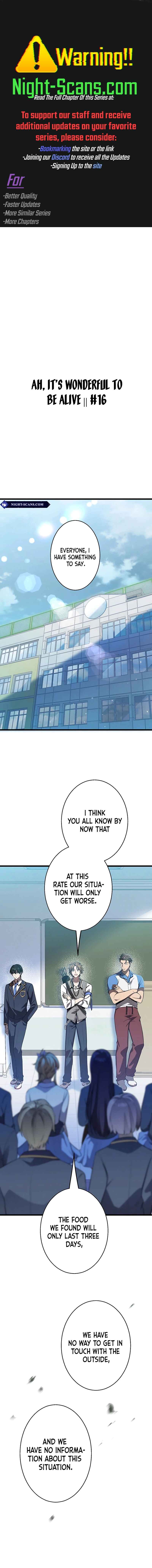 Page 1 Chapter 16 Aa, Ikite Irutte Subarashii