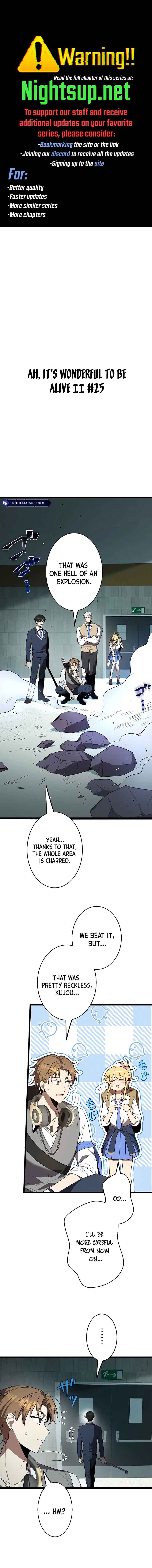 Page 1 Chapter 25 Aa, Ikite Irutte Subarashii